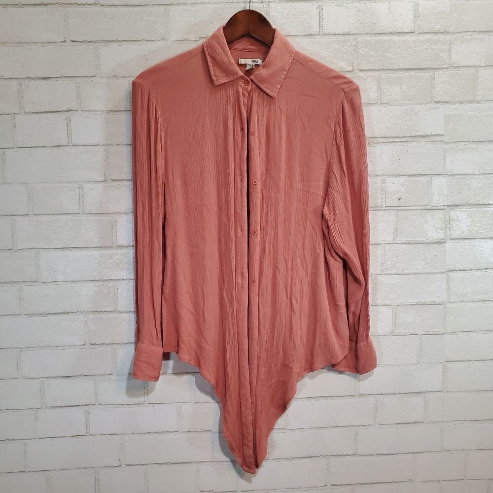 Society Amuse‎ full-button down blouse